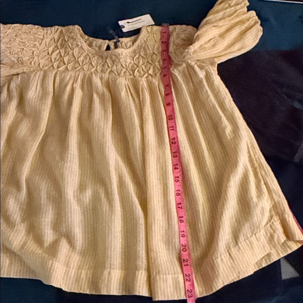 Anthropologie Liza Puff-Sleeve Smocked Linen Top NO LONGER AVAILABLE $108usd - Picture 13 of 16